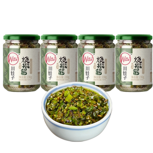 川娃子炭烤烧椒酱蒜蓉辣椒酱四川拌饭虎皮青椒酱剁椒酱拌面下饭菜