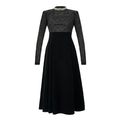 连衣裙冬款高雅女士礼服裙子