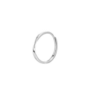 Z小姐999足银莫比乌斯戒指女2023新款爆款食指戒小众设计气质时尚