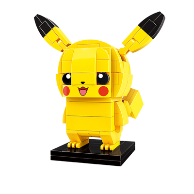皮卡丘女孩拼装积木公仔