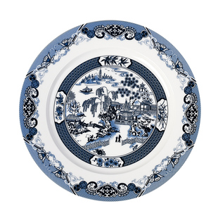 古镇陶瓷景德镇高温瓷碗 中式复古青花玲珑餐具套装碗碟套装礼盒