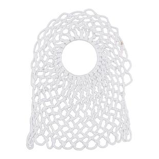 网兜袋台球网袋网兜台球袋口皮口台球装备白色编织纯棉加密耐用