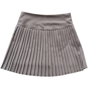 小褶子百褶裙女夏季甜辣妹短裙高腰A字白色韩系女团风半身裙短款