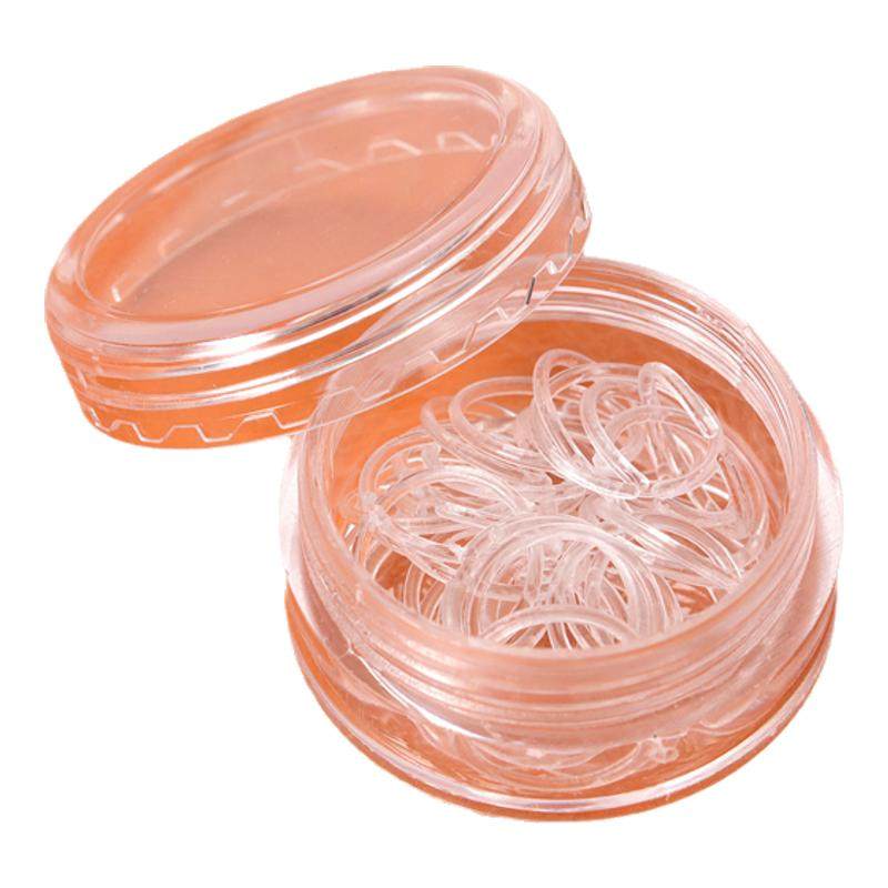 树脂耳圈养耳洞透明耳钉女耳环耳骨环睡觉免摘耳洞防堵针防过敏