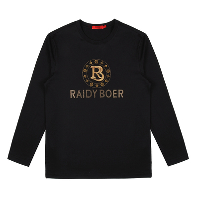 雷迪波尔长袖圆领男士T恤