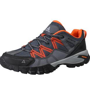 悍途春秋户外登山鞋子轻便休闲减震跑步运动鞋男防滑软底透气男鞋