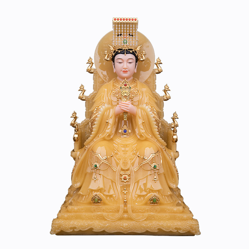 妈祖娘娘汉白玉神像家用供奉