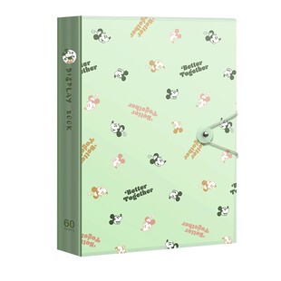 迪士尼A4资料册文件夹试卷收纳袋奖状收集册透明小学生专用多层乐谱夹学生装卷子学习装订加厚整理神器卡通