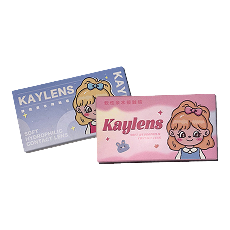 KAYLENS半年抛肉松团子可可球色财阀千金圆萌熊草莓桃桃美瞳
