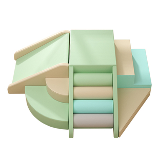 软体爬滑组合宝宝感统训练攀爬梯软包三步梯儿童台阶婴儿爬行楼梯