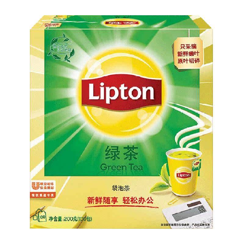 Lipton/立顿绿茶商务招待袋泡茶精选下午茶自制奶茶
