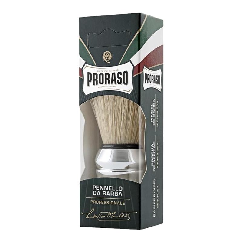 Proraso意大利进口剃须泡沫刷子剃须膏皂起泡刷猪鬃毛刷丰富泡沫