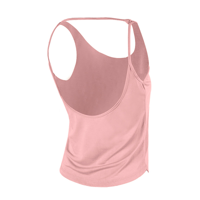 宽松t恤女跑步训练运动上衣露背