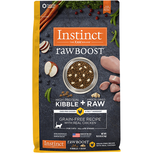 百利猫粮试吃装无谷生鲜冻干鸡绿福摩纽翠斯成幼猫体验装