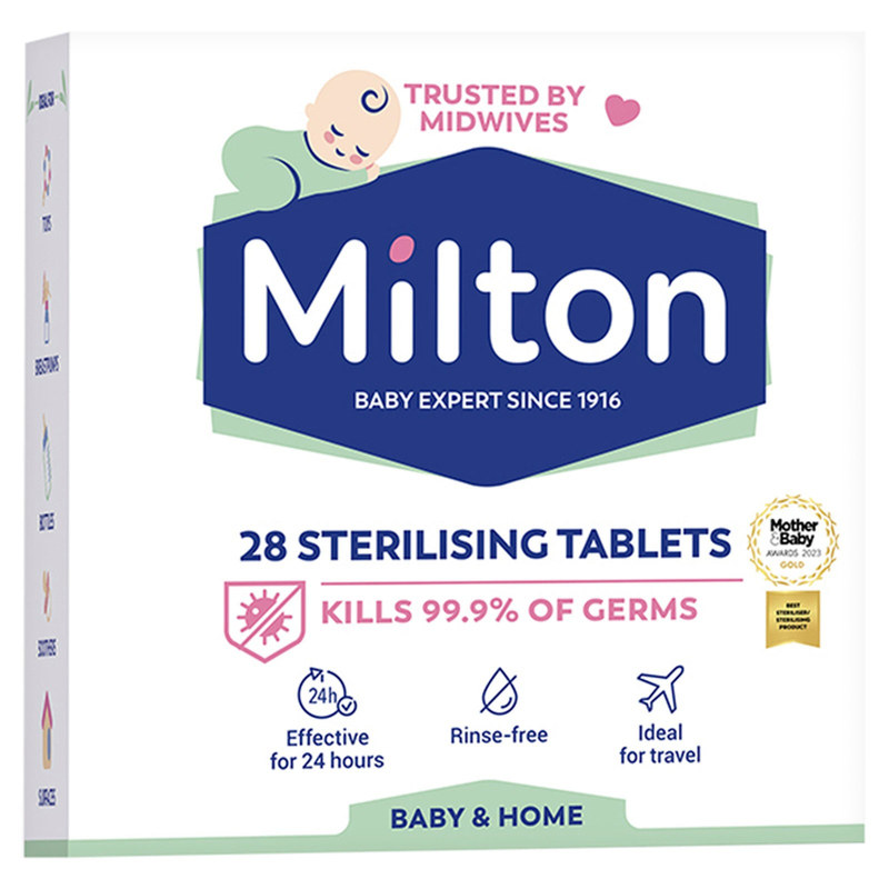 Milton妙儿康消毒泡腾片 宝宝奶瓶玩具 浴缸家用旅游 英国进口