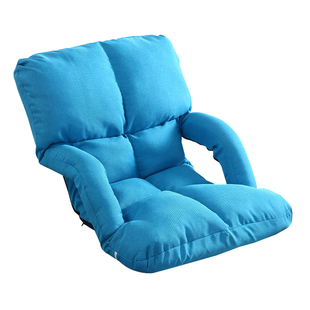 懒人沙发榻榻米扶手单人折叠飘窗小沙发床上靠背椅宿舍电脑坐椅子