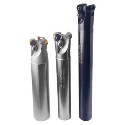 数控圆鼻铣刀杆EMRW-R6铣床开粗抗震牛鼻立铣刀杆装RDMT1204刀片