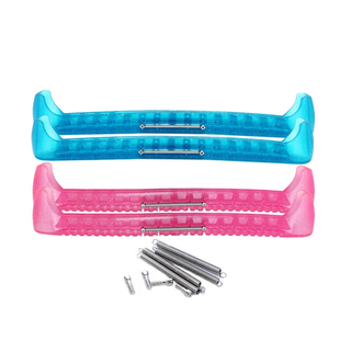 冰刀套儿童花样滑冰鞋硬刀套花滑冰刀保护套水晶冰刀刀套ZML019