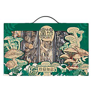 富锦珍菇如意年货山珍干货团购福利东北特产菌类蘑菇组合礼盒包装