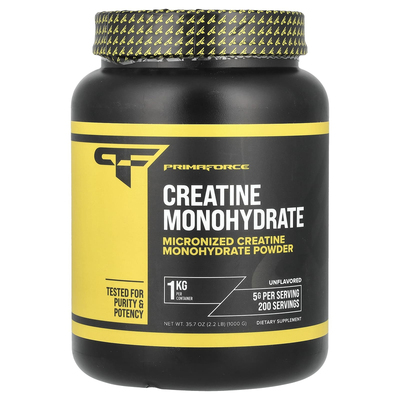 Primaforce,Creatine Monohydrate, Unflavored, 10.7 oz (300 g)