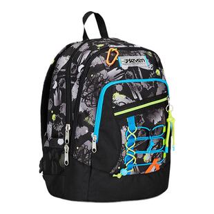 7seven晨阳系列双肩书包超轻大容量旅行户外休闲学生初高中32升