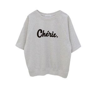 JO ME 2026初春新款韩系圆领字母印花半袖T恤女宽松休闲百搭上衣
