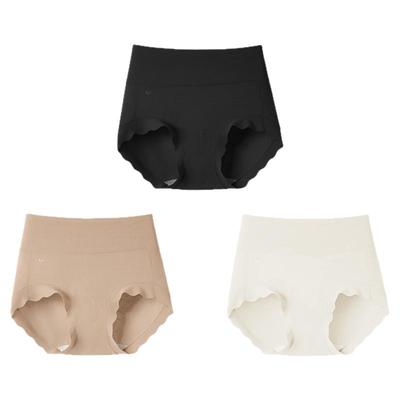 ubras80S莫代尔真丝中高腰三角裤