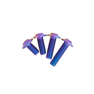 SPARTS斯坦 A3伞头 M6 D13 钛合金螺丝 摩托车电动车改装紧定金蓝