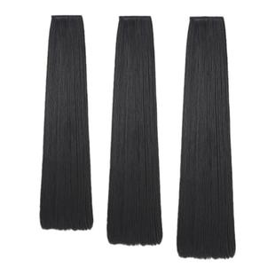 春秋汉服假发古风油发片发排不易打结后披发片盘发挽发古装造型女