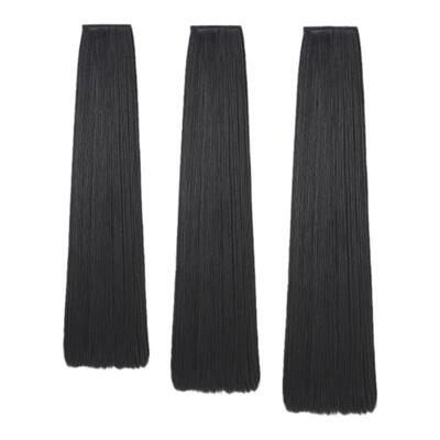 春秋高温丝油性发排汉服假发