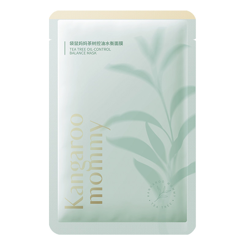 袋鼠妈妈茶树油皮肤质控油面膜