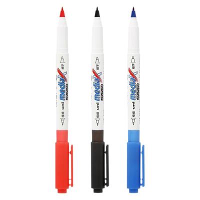 日本三菱小双头油性记号笔