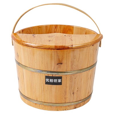 香柏木泡脚桶养生泡脚盆木桶家用实木过小腿足浴盆木盆保温洗脚盆