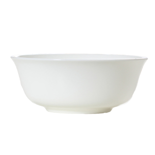 纯白大碗创意骨瓷碗陶瓷碗米饭碗面碗汤碗碗套装微波炉餐具6寸5寸