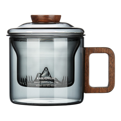 金灶玻璃杯家用泡茶杯茶水分离
