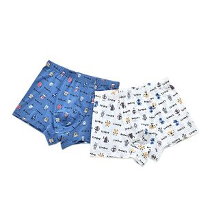 专柜正品威奇猫儿童男童内裤平角裤四角裤莫代尔一盒两条