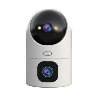 乔安家用无线摄像头双摄4G手机远程监控室内360度无死角高清夜视