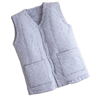 男士纯棉花手工马甲冬季加厚保暖