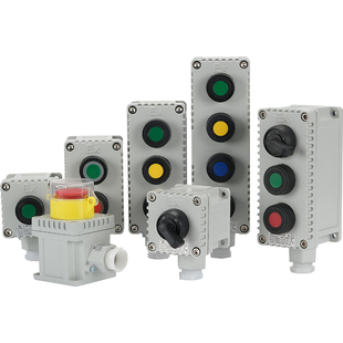 防爆按钮开关盒 急停自复位按钮开关防爆控制按钮 防爆门禁按钮盒