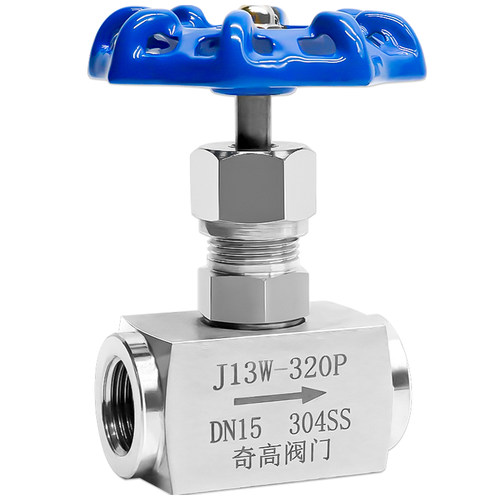 不锈钢针型阀高压阀J13W-320P压力内螺纹阀截止阀304针阀开关阀门