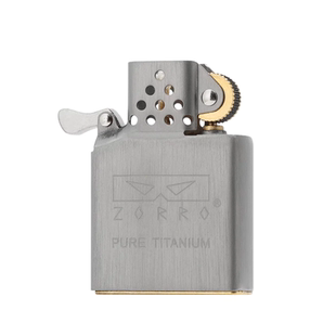 ZORRO正品二代纯钛煤油打火机内胆定位弹珠防风高档通用配件男士