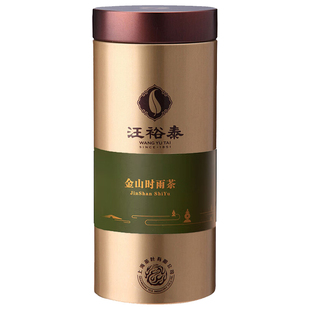 汪裕泰绿茶 2025春茶雨前一级金山时雨绿茶散茶罐装180克