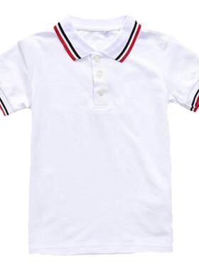 学院白色方领休闲风校服伊顿同款