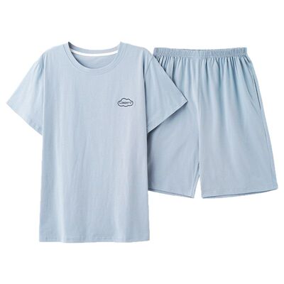 【浪莎】官方正品纯棉短袖睡衣男