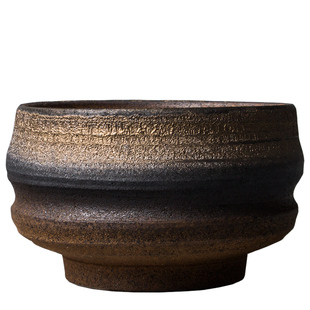 景德镇手工陶瓷品茗杯 复古日式粗陶茶碗主人杯柴烧 功夫茶具茶杯