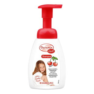 进口达罗咪儿童洗发水女孩专用控油去屑止痒女童洗发露去剪发虫