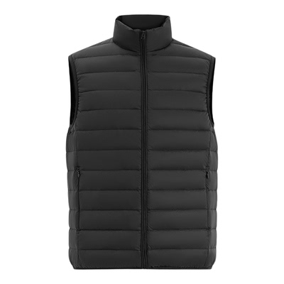 雪中飞2026春季爆款基础简约舒适轻便休闲排骨男士立领羽绒马甲潮