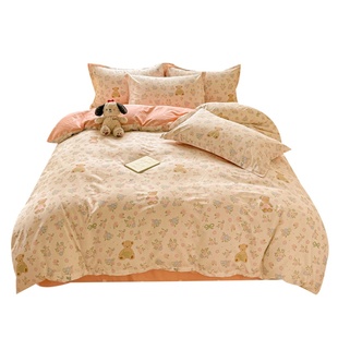 100%全棉被套单件180x200x230双人被罩纯棉宿舍150x200单人被子套