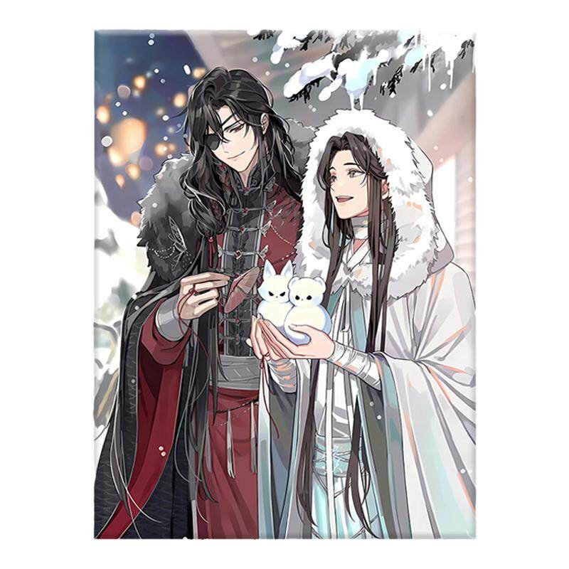 自在色彩天官赐福数字油画