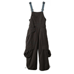 ERRORCODErobot印章画灰色连体工装背带裤滑雪个性保暖长裤